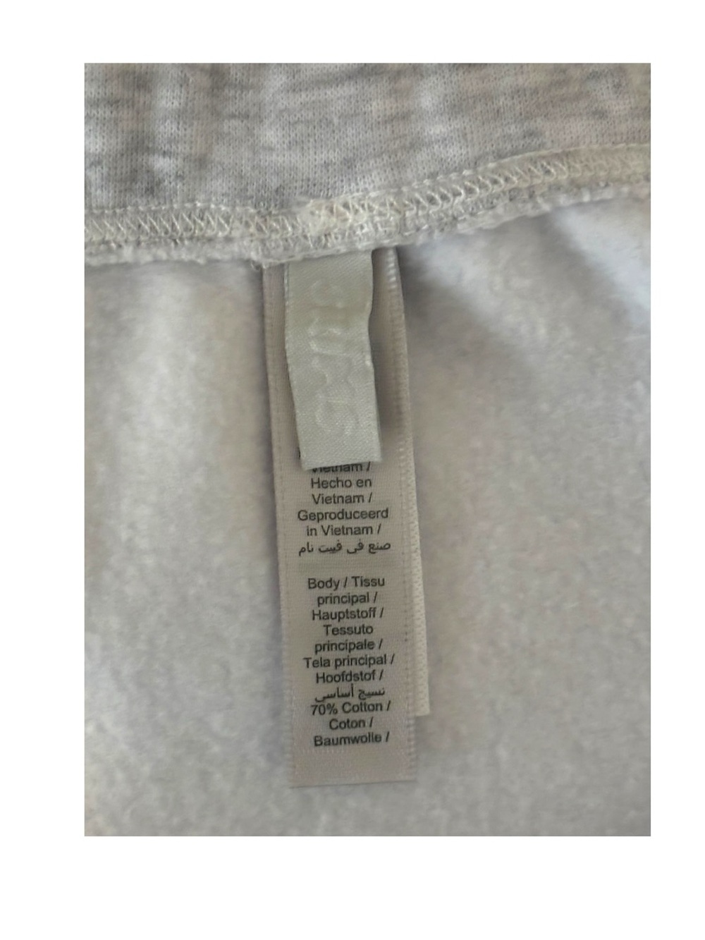 Skims Light Grey Micro Skirt - Picture 5 of 6